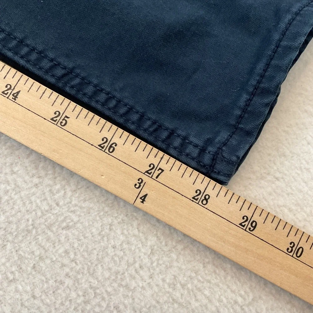Banana Republic Mens Navy Blue Travel Jean Slim Straight Pants 34x28